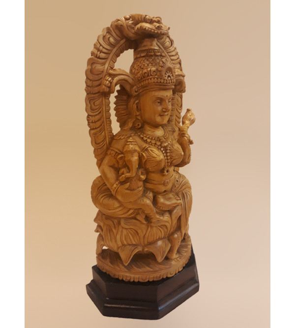 All Other Wood Including Sheesham Wood  Teek Wood WOODEN LAXMI 14 INCHES