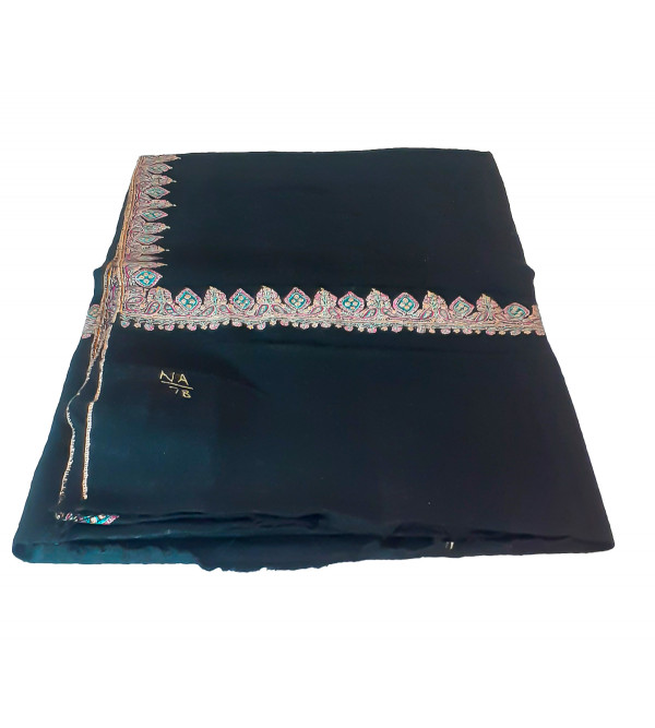 PURE PASHMINA HASHIDAR EMBROIDERY SHAWL 40X80