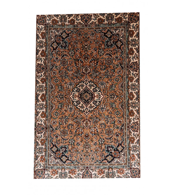 Kashmir Silk Carpet Hand-knotted 