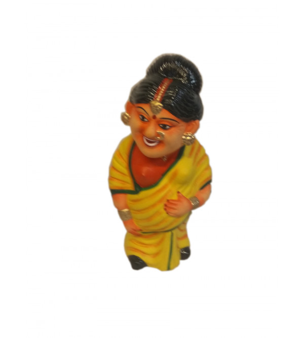 Miniature Clay Toy Dancing Head Figure Size 10 Inch