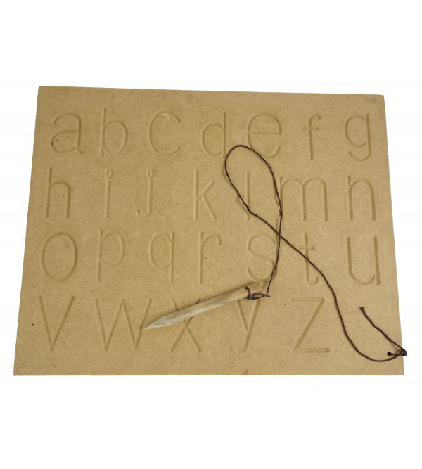 Education Toy  Wooden Carving ABC Lower Case