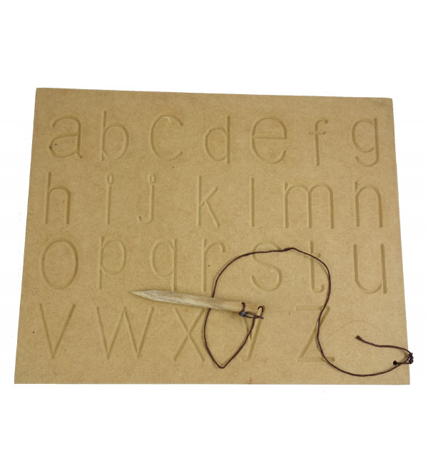 Education Toy  Wooden Carving ABC Lower Case