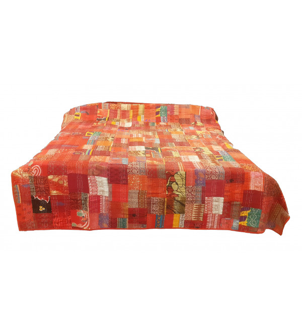 BED COVER 90 X 108" KANTHA PATOLA EMBRODERY