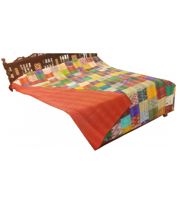 BED COVER 90 X 108" KANTHA PATOLA EMBRODERY