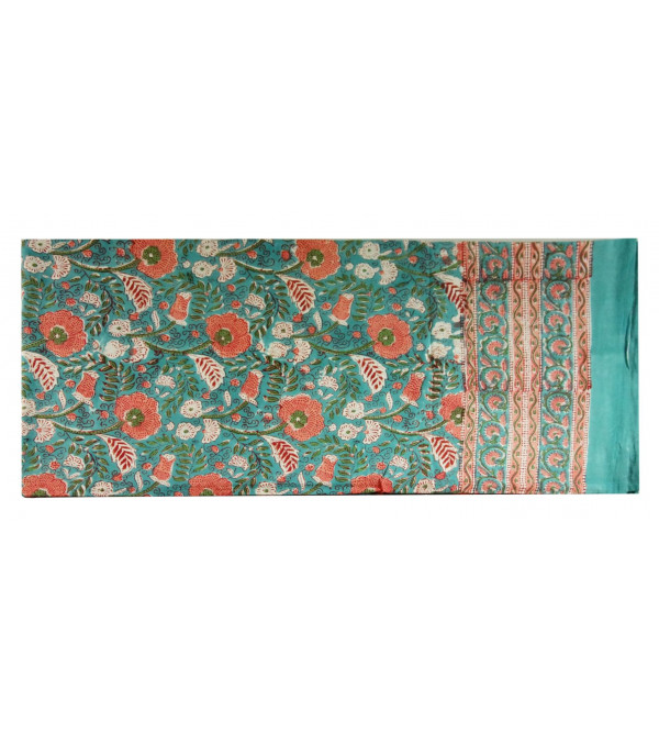 Block Printed Table Cover 60x60 Inch