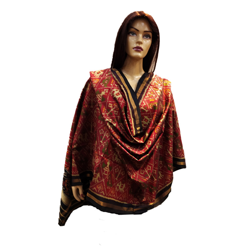 Handwoven Gujarat Silk Dupatta