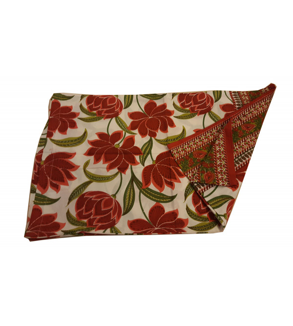 Cotton Hand Block Printed Pillow Cover Size 17x27 Inch