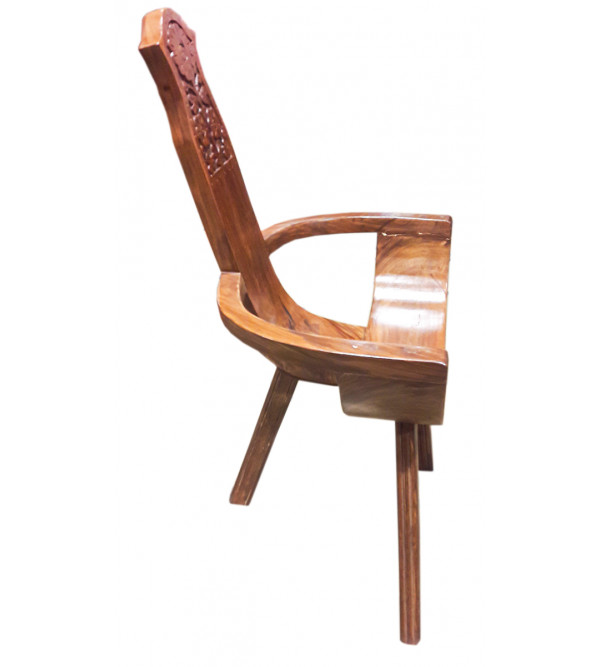 Handicraft Sheesham Wood Chair with 3 Legs