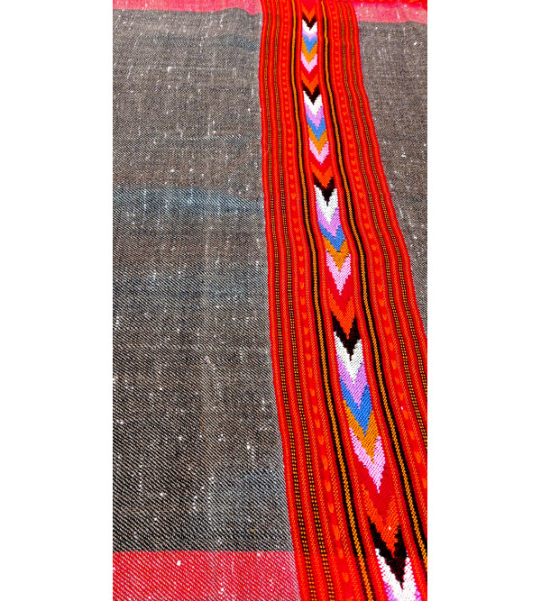 WOOLLEN STOLES KULLU BORDER 28X80