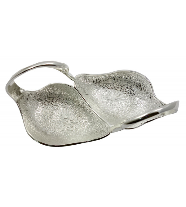 Handicraft Brass Silver Plated Duck Shape Bowl