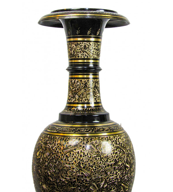 Flower Vase Brass Enamelled Size 40 Inch