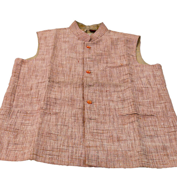 Cotton Plain Nehru Jacket size 38 Inch