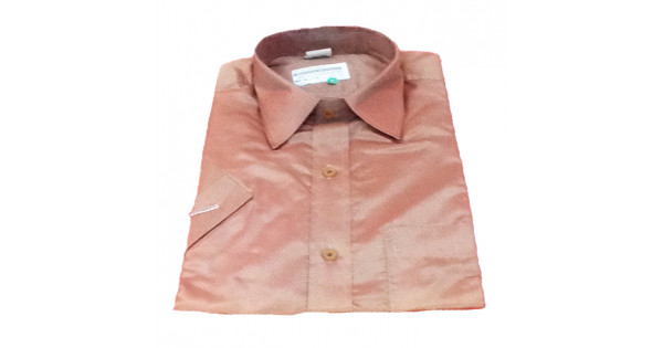 Silk Shirt Half Sleeve Size 40 Inch