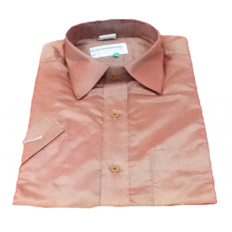Silk Shirt Half Sleeve Size 40 Inch