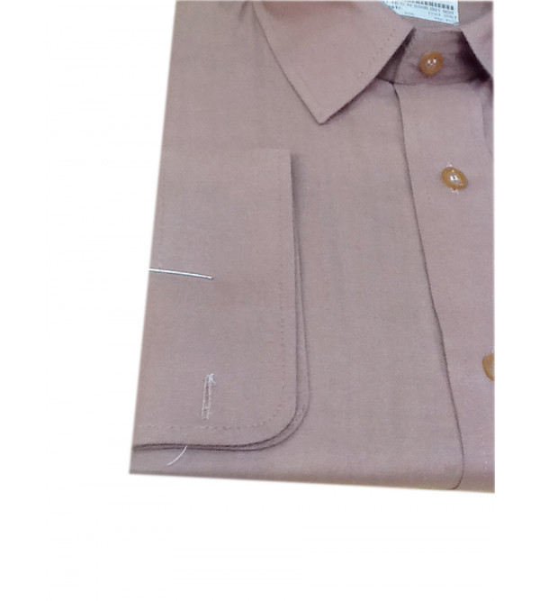 Plain Cotton Shirt Full Sleeves Size 44 Inch