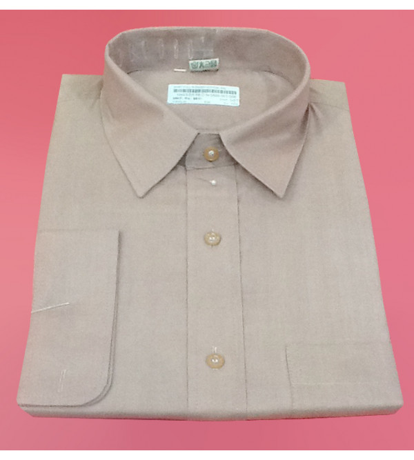 Plain Cotton Shirt Full Sleeve Size 46 Inch