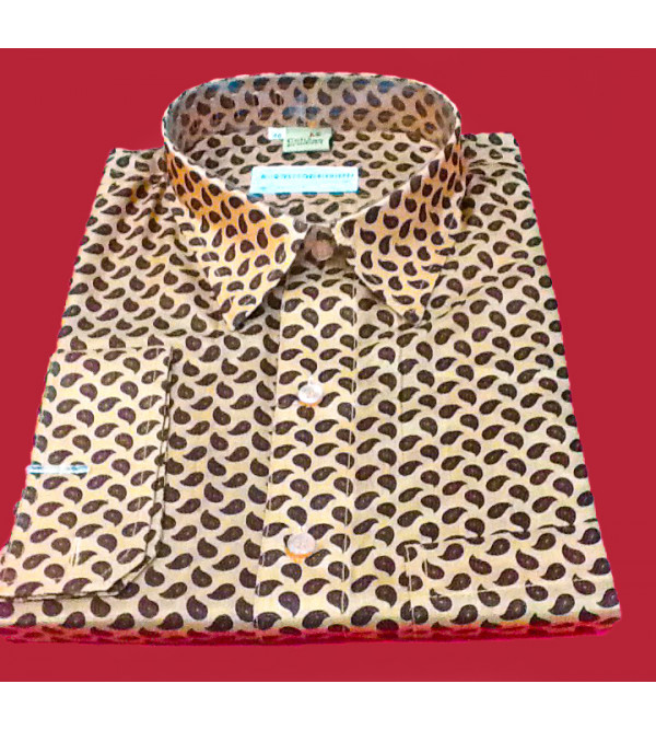 Silk Shirt Full Sleeve Size 46 Inch