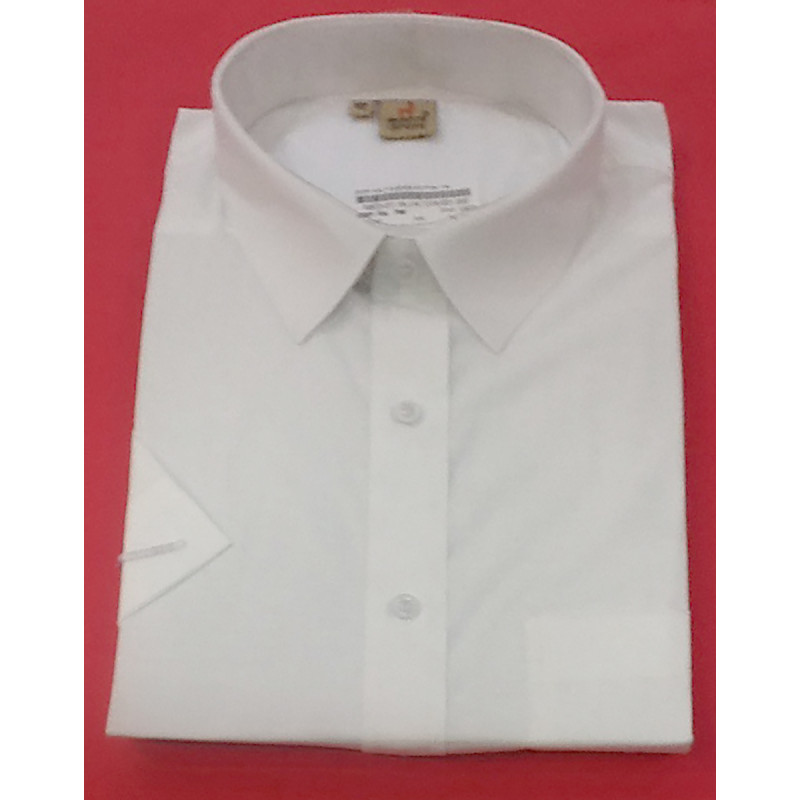 Cotton Plain Shirt Half Sleeve Size 46 Inch