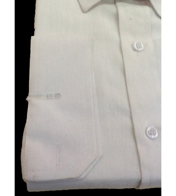 Plain Cotton Shirt Full Sleeve Size 40Inch