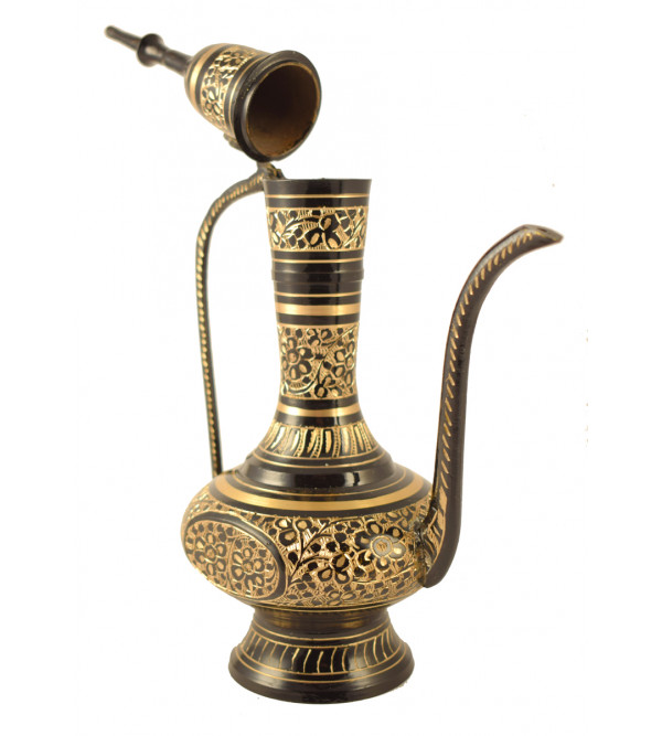 14 INCH AFTAB BRASS ENAMELED  COLOR 