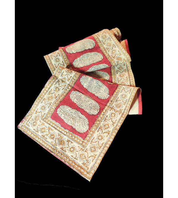 Cotton Hand Block Printed Table  Runner Size 13x72 Inch