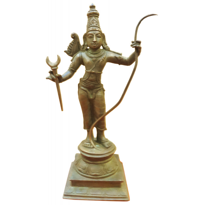 HANDICRAFT RAMA AVATHARAM BRONZE 10 INCH