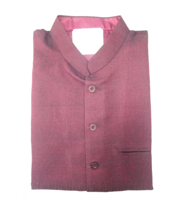 Matka Silk Nehru Jacket size 38Inch