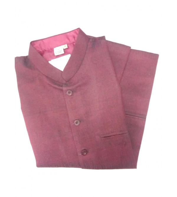 Matka Silk Nehru Jacket size 38Inch