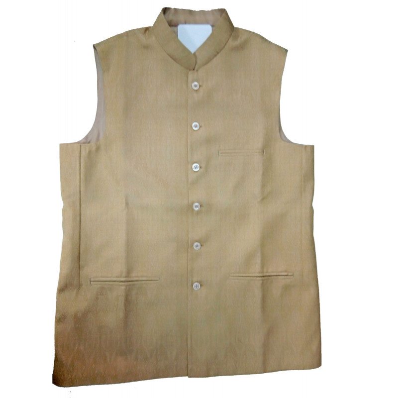 Dupion Silk Nehru Jacket size 40 Inch