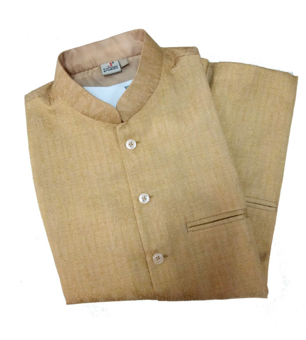Matka Silk Nehru Jacket size 44Inch