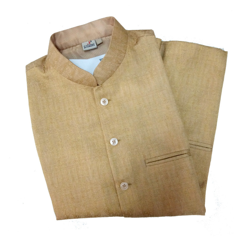 Matka Silk Nehru Jacket size 44Inch