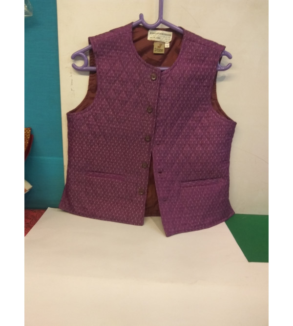 Silk Jacket With linning Size 10 to 12 Yr