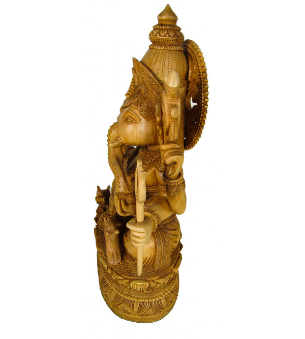 Ganesh Ji 6 Arms  22 Inch Kadamwood