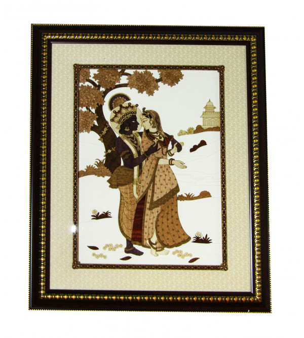 Wooden Art Pictures Radhamohan 20 X 24 Inch