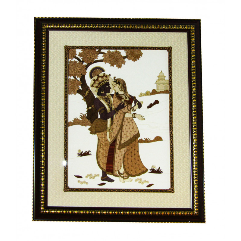 Wooden Art Pictures Radhamohan 20 X 24 Inch