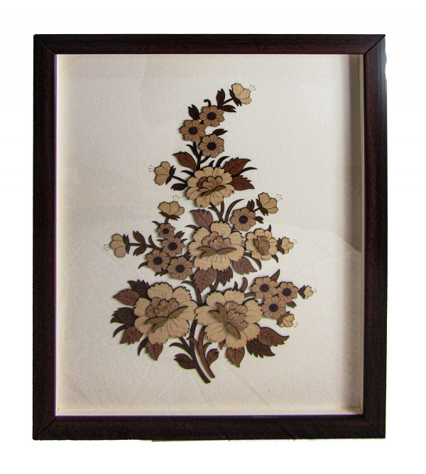 Wooden Art Pictures Floral 10 12 X 15 Inchs 