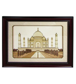 Wooden Art Pictures Taj Mahal 13 X 16 Inchs 