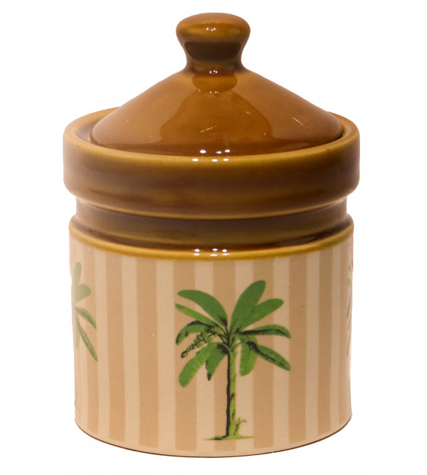 Cottage Ceramic Jars  Multipurpose Barni for cookie, Chutney,  Pickle jar Storage Container