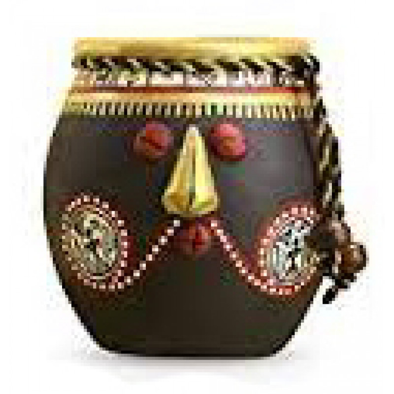 Terracotta Face Pot 4 Inch Assorted Colours & Design