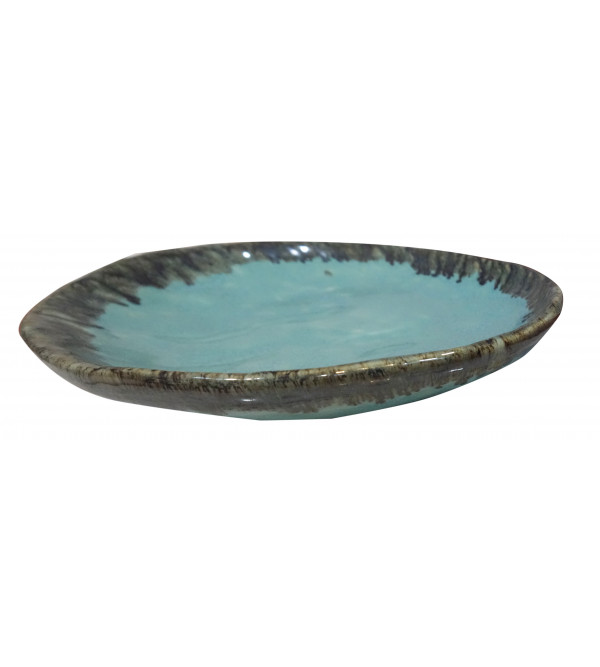 Pottery Plate 7 Inch Assorted Colours & Design
