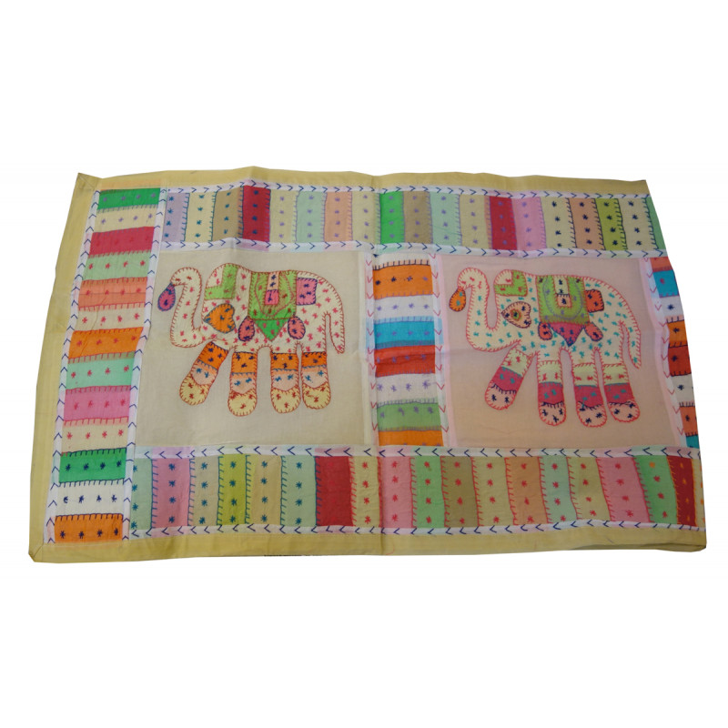 HANDICRAFT TABLE RUNNER COTTON 15X70 INCH