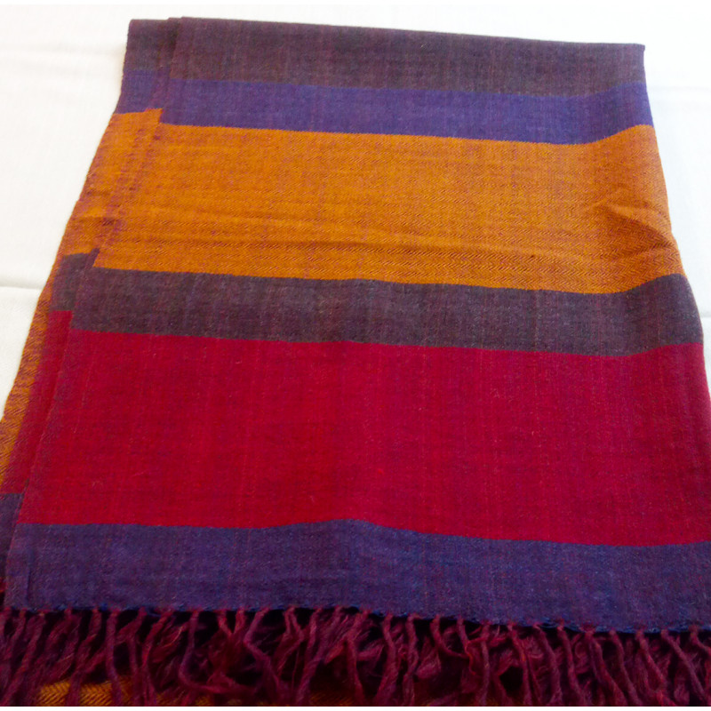 WOOLLEN KULLU SIX BORDER STOLES 28X80 INCH