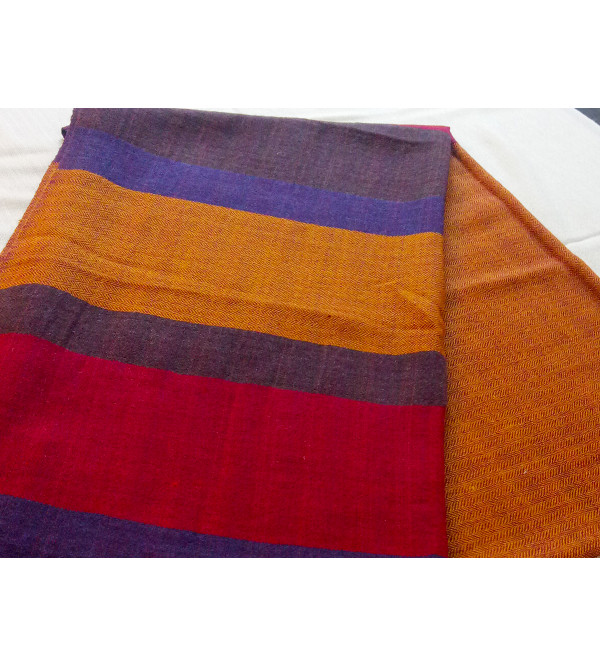 WOOLLEN KULLU SIX BORDER STOLES 28X80 INCH