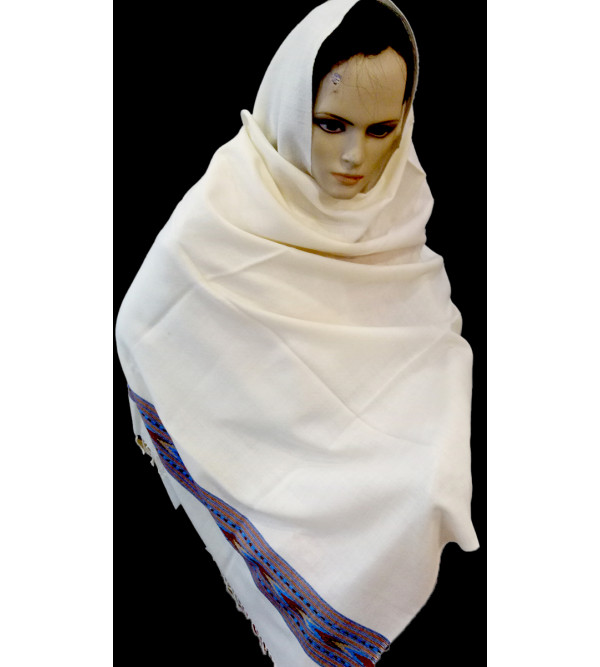 WOOLLEN KULLU SIX BORDER SHAWLS 39X85 INCH