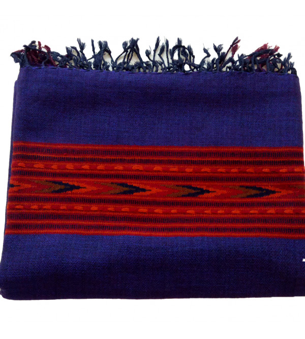 WOOLLEN KULLU SIX BORDER SHAWLS 39X85 INCH