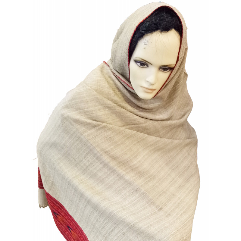 WOOLLEN KULLU SIX BORDER SHAWLS 39X85 INCH