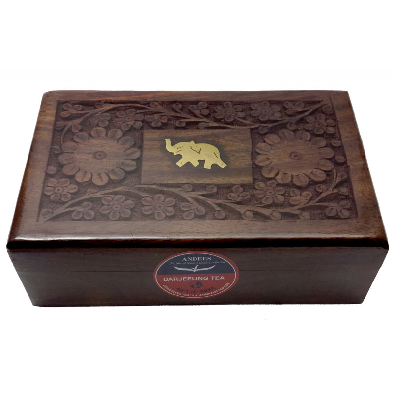 DARJEELING TEA 200GM WOODEN BOX MISSION HILL