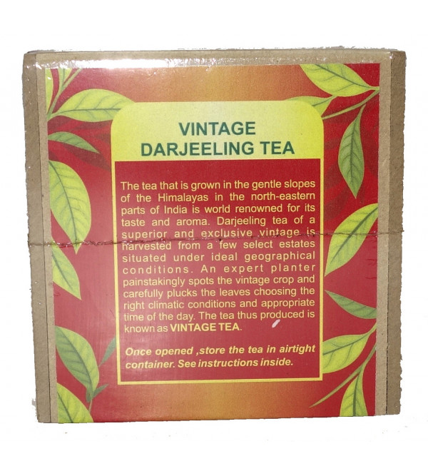 Darjeeling tea Vintage 100gm WOODEN BOX