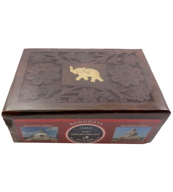 BODHGAYA DARJEELING WOODEN BOX 100 GMS