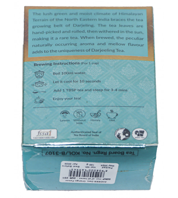 Darjeeling Tea Orange Pekoel 100gm 